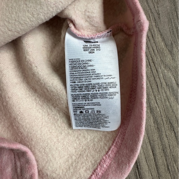 NWT Levis pink and blue jean looking dress. Size 12 months- - Picture 6 of 9